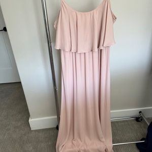 Show Me Your Mumu Blush Bridesmaid Dress, Size XXL